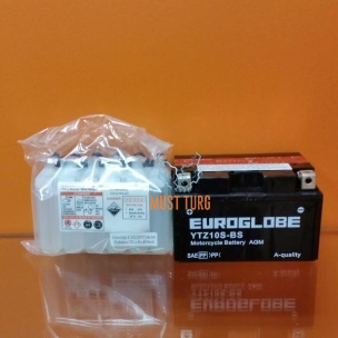 Motorcycle battery 8Ah 150A 12V 150X87X93 +/- YTZ10S-BS