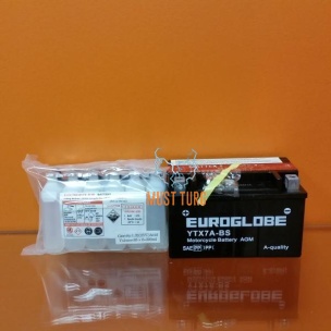 Motorcycle battery 6Ah 105A 12V 150X87X94 +/- YTX7A-BS