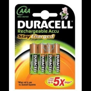 Akupatareid Duracell AAA 4tk 800mAH