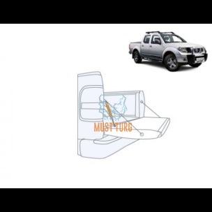 Tailgate shock absorber Nissan Navara D40 05-15