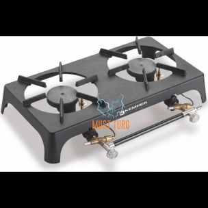 Gas stove-table stove 2 digit 7KW cast iron thermocouple and safety valve Kemper