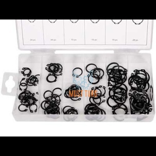 Stop ring set for shaft 105 piece ø11-20mm