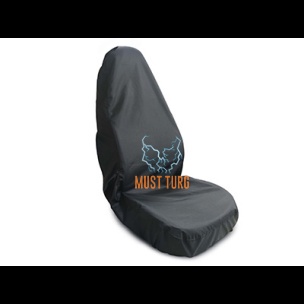 Seat cover 134x55cm black
