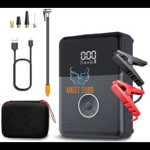 Jump starter battery bank compressor 12V 1000A 10bar