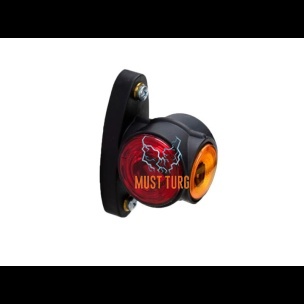 Ääretuli led 12-24V valge punane oranz FF-reflektor ECE R10 ADR