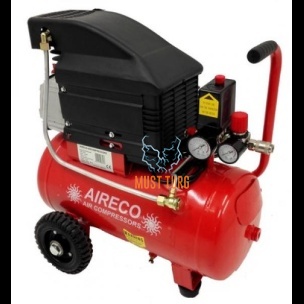 Kolbkompressor 1,5KW paak 24L AIRECO