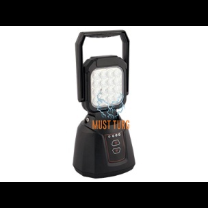 Töötuli 16W laetav 1150lm magnetkinnitus IP65