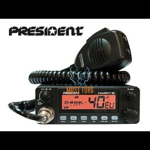 CB-raadiojaam President Harry III 40 kanalit AM/FM võimsus 4W/4W