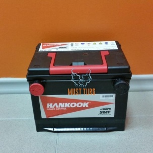 Car battery 60Ah 550 CCA 230X179X181MM Hankook USA