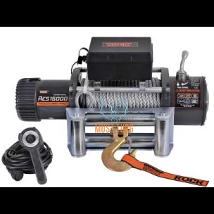 Winch 6800kg steel cable 20m x ø11mm 12V 6.8hp / 5kW IP67