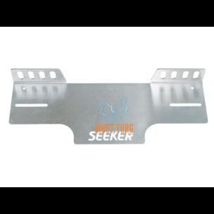 Attachment of additional lights behind the license plate to the aluminum SEEKER EU plate