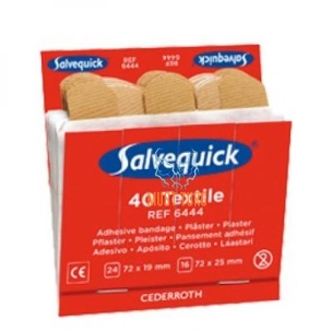 Kangasplaastrite täitepakk 6x40tk SALVEQUICK