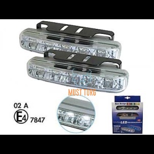 Led daytime running lights 12V 5x1W RL E-marked