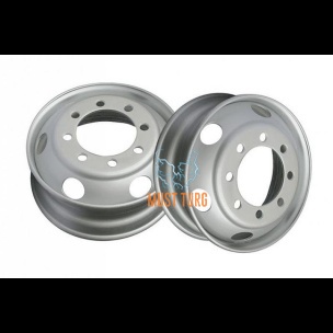 Velg 7,50X19,5 8 polti, ET142, M22DS36 haagis, GIANETTI (VENTIILIGA)