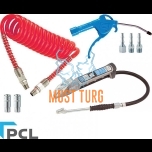 Compressed air accessories hose pressure gauge air gun