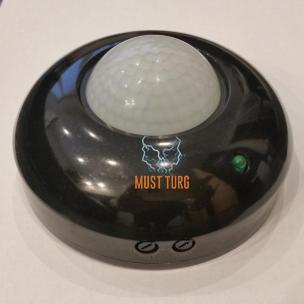 Motion sensor 360º 220-240V black IP20