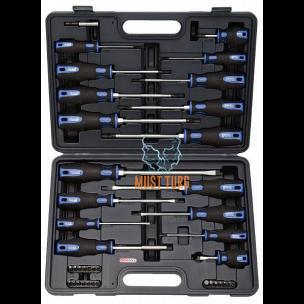 Screwdriver and bit set 39 pieces KS Tools