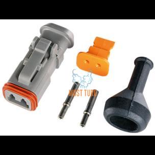 Connector for Deutsch 2-pin cable 0.5-1.5mm² DT series