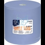 Roll paper 3-ply quality paper lint-free 360mx37cm blue