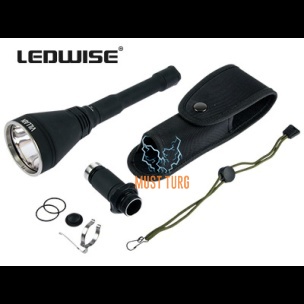 Taskulamp Ledwise Villain akuga 1500lm