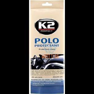 Interior cleaning cloths K2 Polo Shine Wipes matt 20x30cm 24pcs