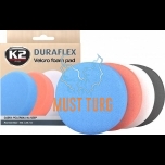 Polishing pad Hard with velcro attachment 150x25mm blue K2
