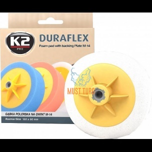 Poleerimispadi Low 150x50mm M14 valge, K2