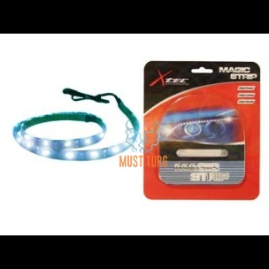 Led light strip blue light 12V 30 LED 8x2.5x600mm