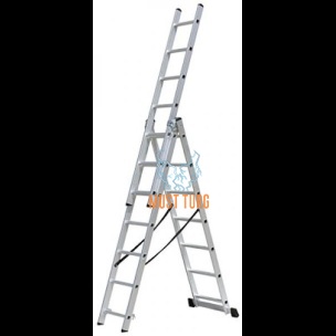 Extension ladder 3x7 with height 424cm