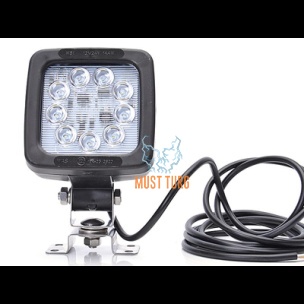 Led work light with reverse light marking 10-35V 14,4W 1300 / 1980lm IP68