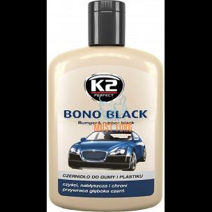 Plastiku ja kummihooldusvahend K2 Bono Black 200ml