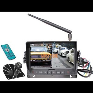 HD digiekraan 7" 10-32V 4 kanalit juhtmevaba
