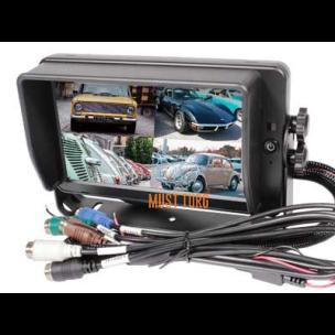 HD digital screen with touch screen 7 "10-32V 4 channels