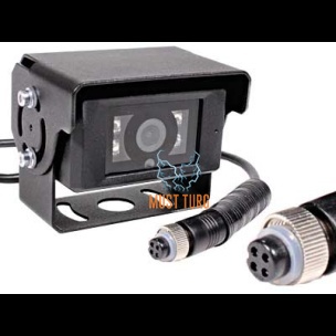 HD reversing camera 12V 4 pin angle 130 ° IP69K heating