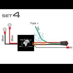 Lisatule juhtmetekomplekt parktulega CAN 12V 1x200W 24V 1x400W Deutsch 3-klemmiga DT -pistik SET4