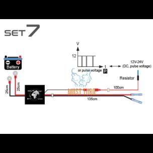 Lisatule juhtmekomplekt 1 tulele set7 12V 200W 24V 400W CAN 