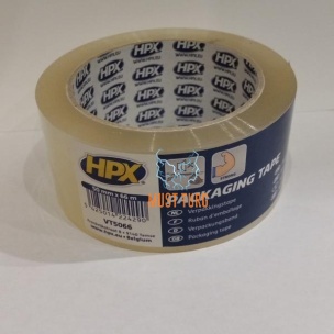 Packing tape width 50mm rolls 66m transparent does not rustle HPX