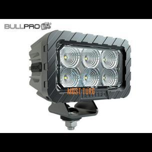 Work light 60W 12-48V 5000lm IP68 ADR EMC CISPR 25 Class 5 point lighting Bullpro