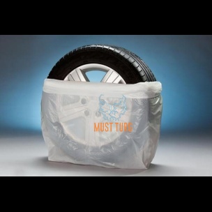 Tire bags 70x30x120mm white 200pcs