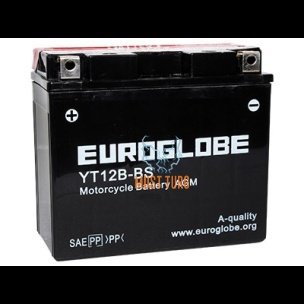 Motorcycle battery 10Ah + / - 12V 150x69x130mm