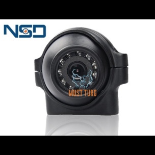 Parking camera HD 12V heated with 4 terminals IP69K 74x63.5x55.5mm