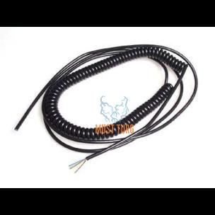 Spiral cable 7x0.75mm² spiral length 3.0m + 2.0m straight end