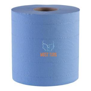 Roll paper 2 ply blue 150mx22cm