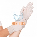 Nitrile gloves Super Strech powder-free white size L 100pcs