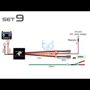 Lisatulede juhtmetekomplekt 3 juhtmega set9 CAN 12V 2x150W 24V 2x300W