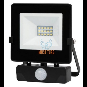 Floodlight with motion sensor 10W 230V 750lm IP54 Kobi