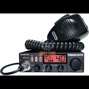 CB radio station President Martin 40 channels AM / FM power 4W