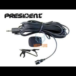 Hands free microphone for the transmitter President