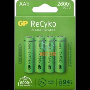 Batteries AA 2600mAh GP 4pcs