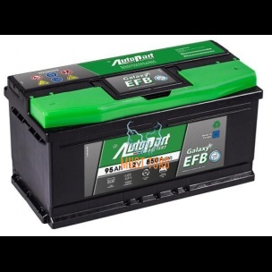 Autoaku 95Ah 850A 353X175X175mm -/+ AGM AutoParts
